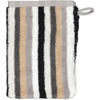 Cawo Shades Streifen Washandje 16x22 stein