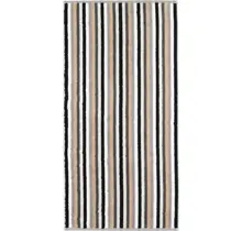 Cawo Shades Streifen Gastendoekje 30x50 stein