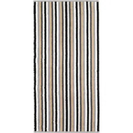 Cawo Shades Streifen Gastendoekje 30x50 stein