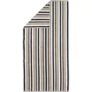 Cawö Cawo Shades Streifen Gastendoekje 30x50 stein