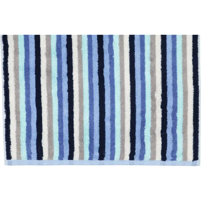 Cawo Shades Streifen Gastendoekje 30x50 aqua