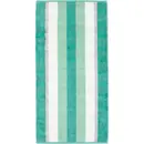 Cawö Cawo Noblesse Stripes  Handdoek 50x100 smaragd