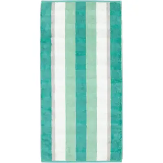Cawo Noblesse Stripes  Handdoek 50x100 smaragd