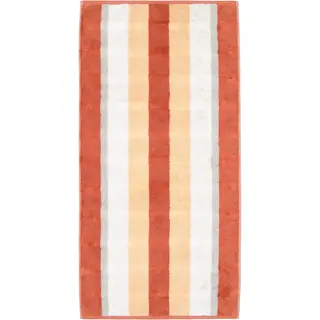 Cawo Noblesse Stripes  Handdoek 50x100 brick