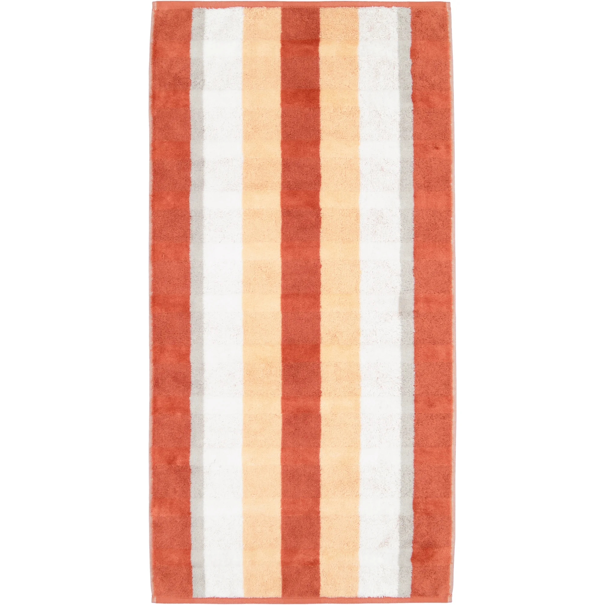 Cawö Cawo Noblesse Stripes Handdoek 50x100 brick