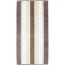 Cawö Cawo Noblesse Stripes  Handdoek 50x100 walnuss