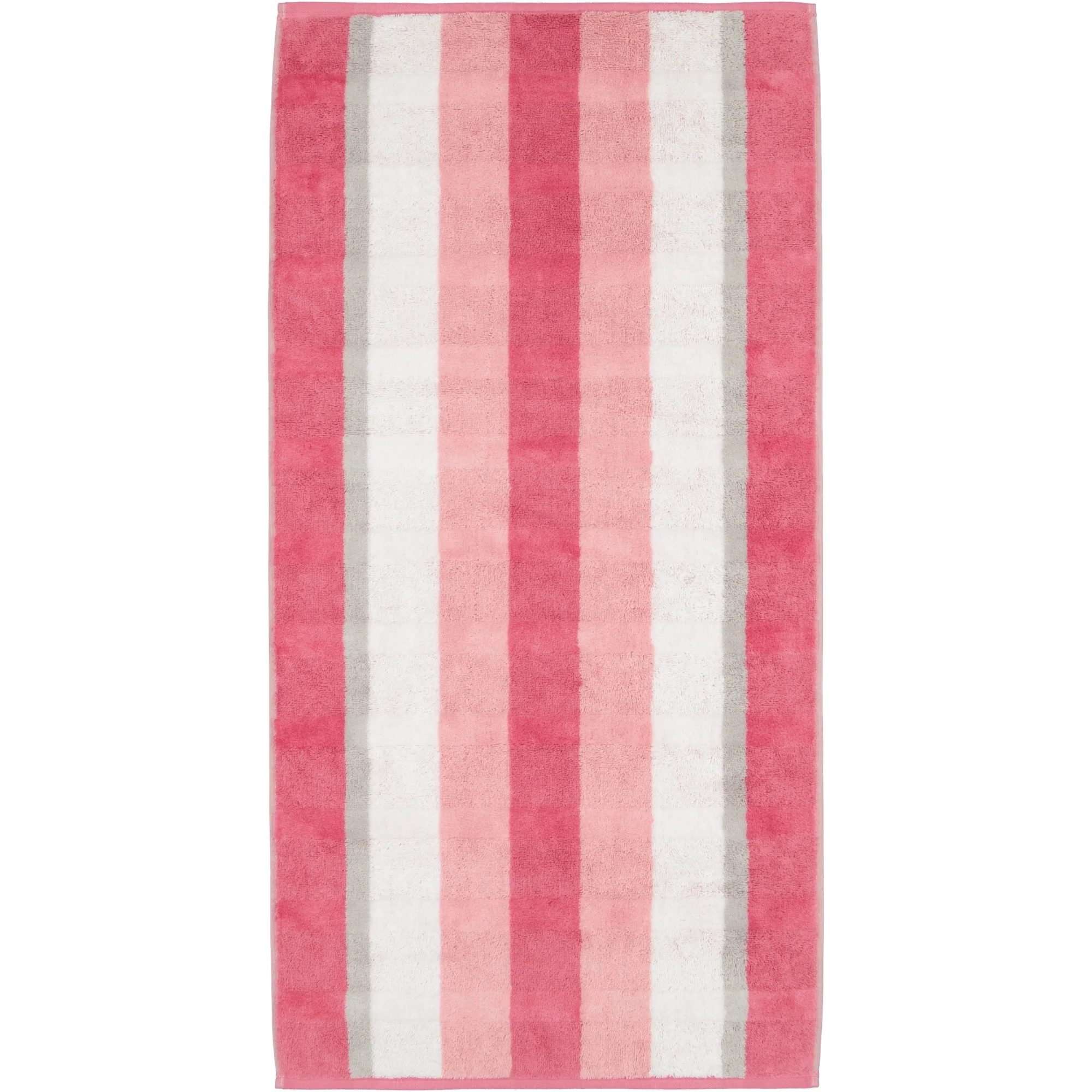 Cawö Cawo Noblesse Stripes Handdoek 50x100 altrosa