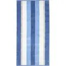 Cawö Cawo Noblesse Stripes Badlaken 80x150 saphir