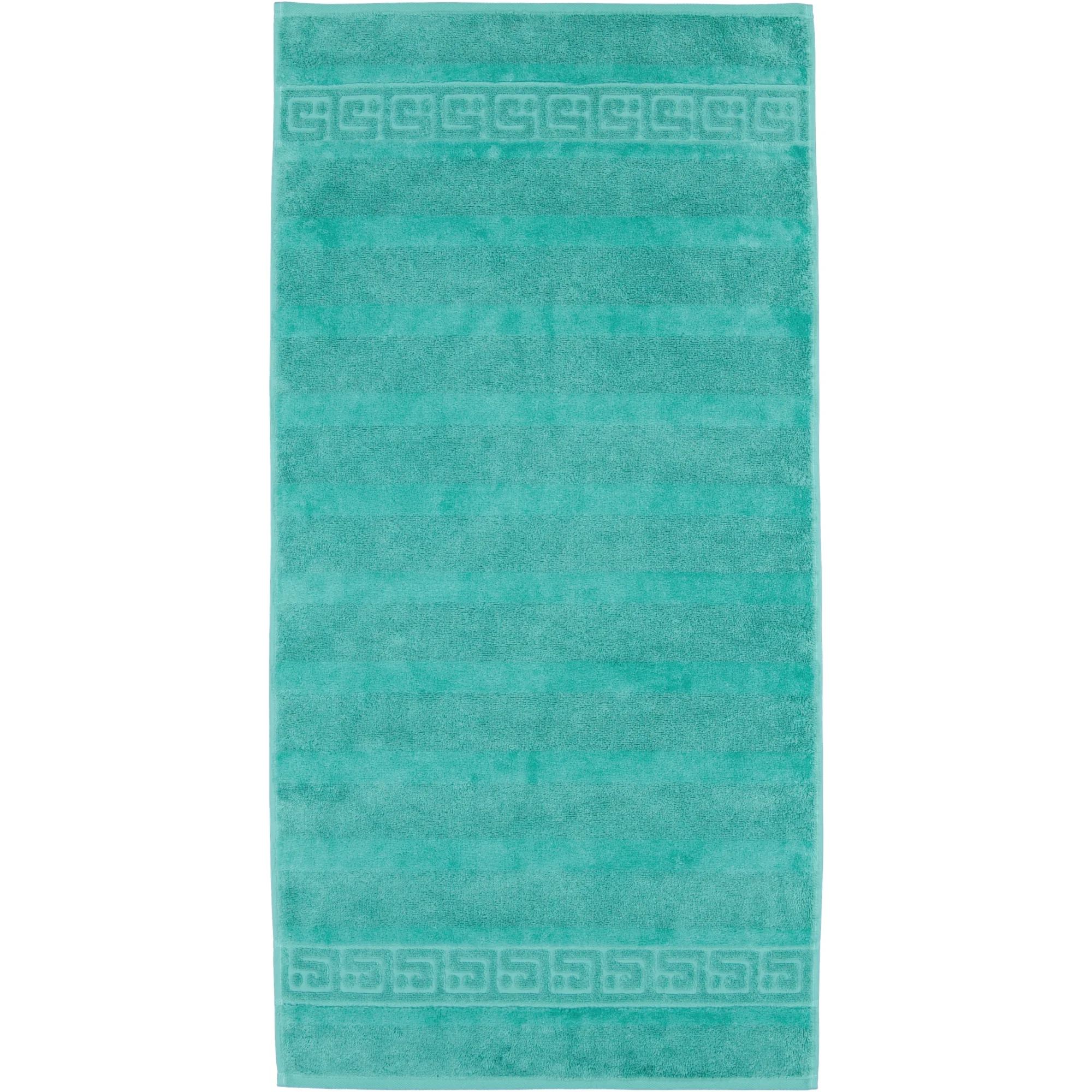 Cawö Cawo Noblesse Uni Handdoek 50x100 smaragd