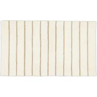 CAWÖ Home Keerbare  Badmat Balance Gestreept 1008 33 natur 70x120