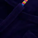 Cawö Cawo Dames Badjas met capuchon 840 11 marine Maat 36