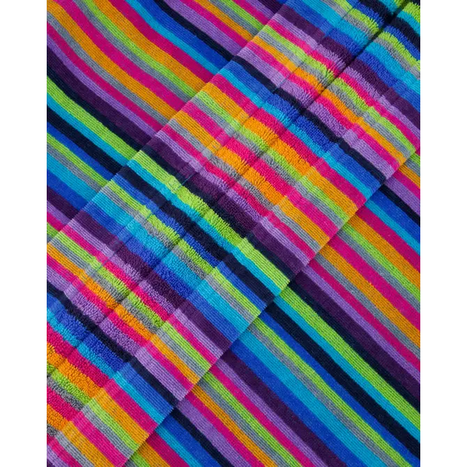 Cawo Dames Badjas met capuchon 1454 14 multicolor Maat 40