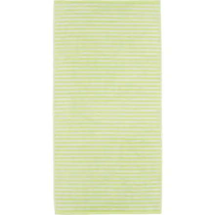 Cawo Campus Ringel Handdoek 50x100 pistazie