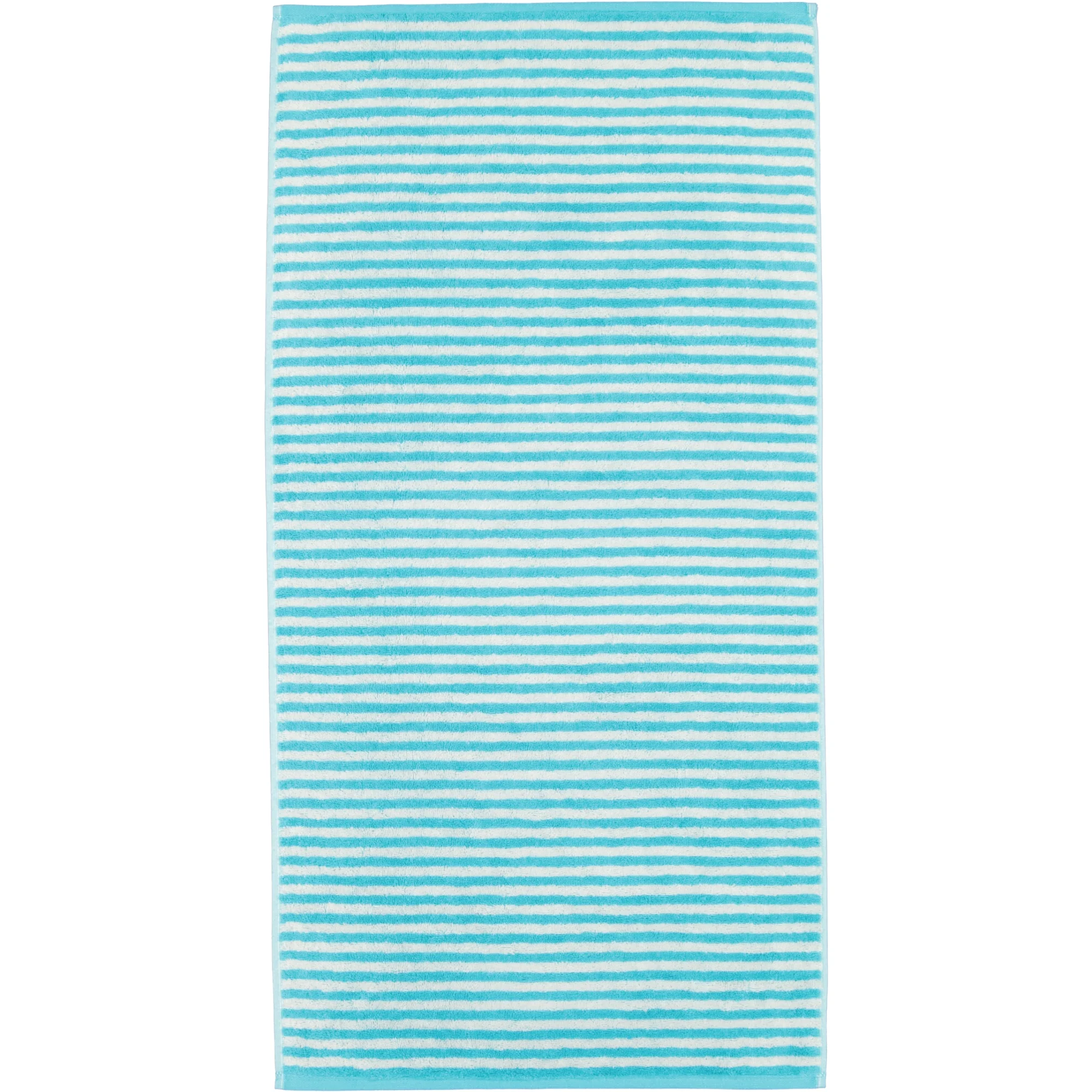 Cawö Cawo Campus Ringel Handdoek 50x100 türkis