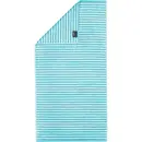 Cawö Cawo Campus Ringel Handdoek 50x100 türkis