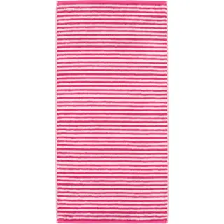 Cawo Campus Ringel Handdoek 50x100 pink