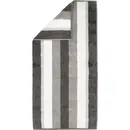 Cawö Cawo Noblesse Stripes  Handdoek 50x100 anthrazit