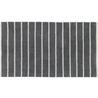 CAWÖ Home Keerbare  Badmat Balance Gestreept 1008 77 platin 60x100