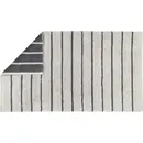 Cawö CAWÖ Home Keerbare  Badmat Balance Gestreept 1008 77 platin 60x100