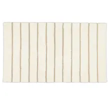 CAWÖ Home Keerbare  Badmat Balance Gestreept 1008 33 natur 60x100