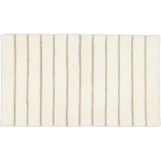 CAWÖ Home Keerbare  Badmat Balance Gestreept 1008 33 natur 60x100