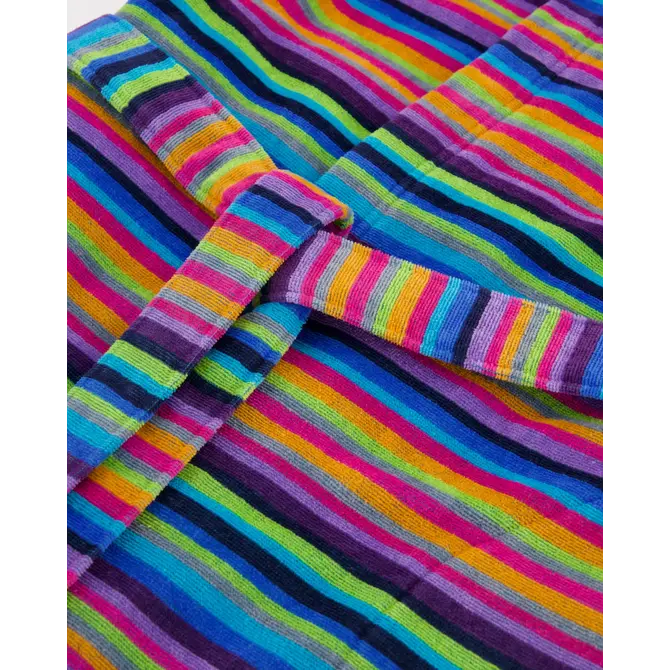 Cawo Dames Badjas met capuchon 1454 14 multicolor Maat 38