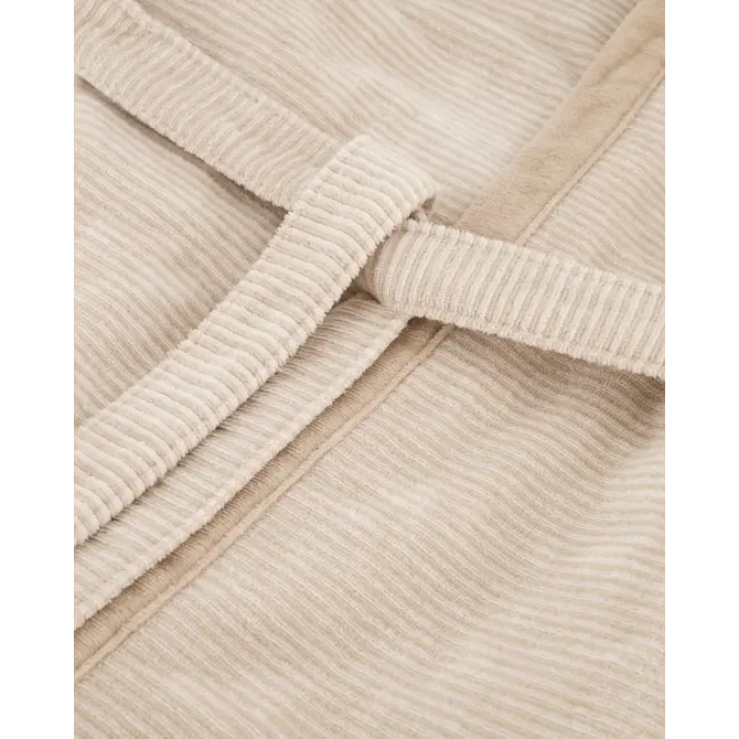 Cawö Badjas met capuchon 6425   natur 46