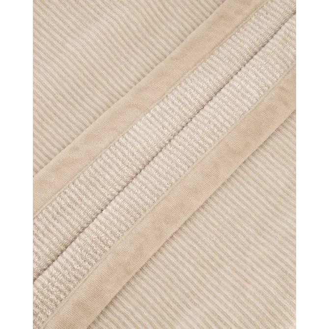 Cawö Badjas met capuchon 6425   natur 46