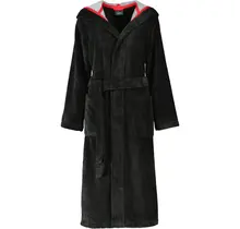 Cawö Badjas met capuchon 830 Doubleface lava 40/42