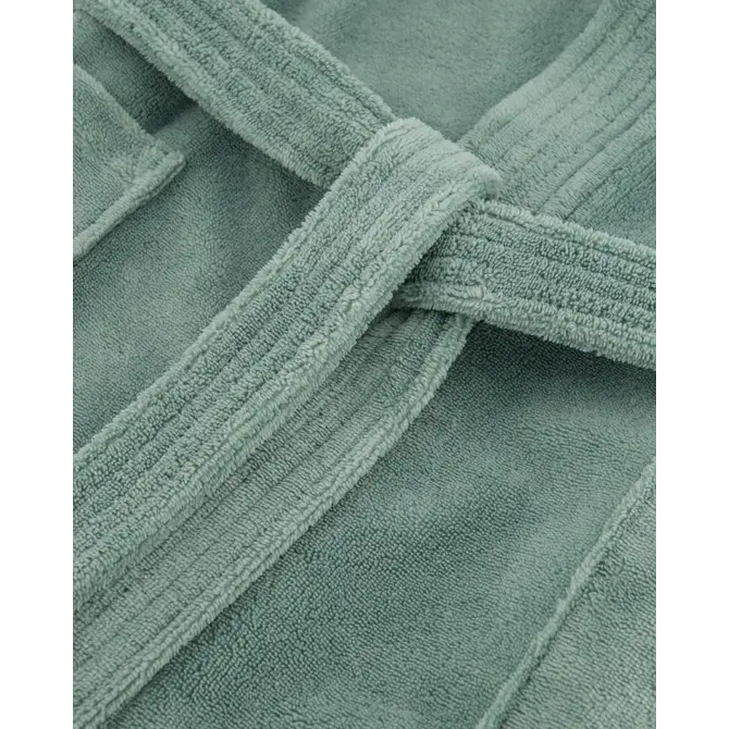 Cawö Badjas met capuchon 830 Doubleface  fjord 44/46