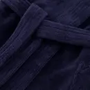 Cawö Cawö Badjas met capuchon 830 Doubleface  marine 44/46