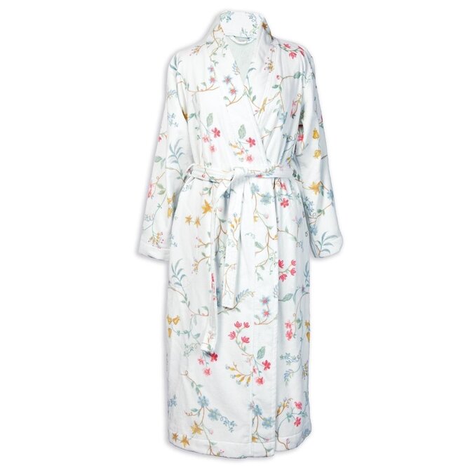 Pip Studio Les Fleurs Bathrobe White L