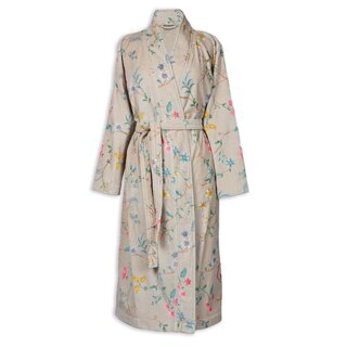 Pip Studio Les Fleurs Bathrobe Khaki M