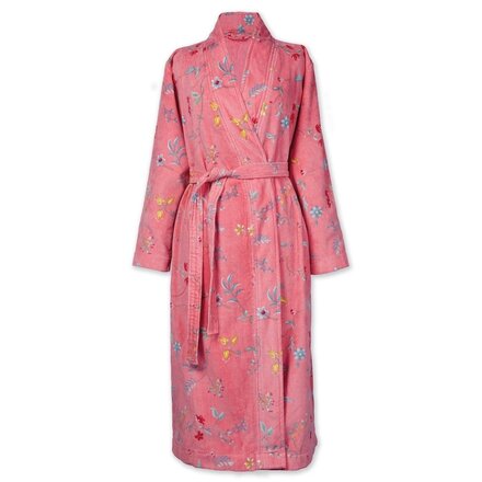 Pip Studio Les Fleurs Bathrobe Pink S