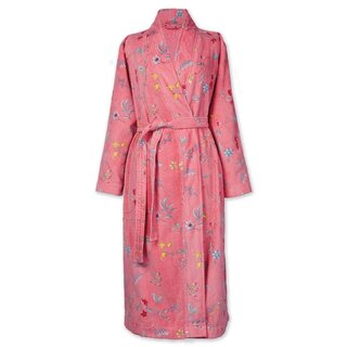 Pip Studio Les Fleurs Bathrobe Pink XS