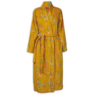 Pip Studio Les Fleurs Bathrobe Yellow XL