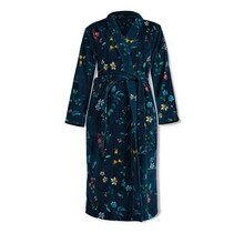 Pip Studio Les Fleurs Badjas - Donkerblauw XXL