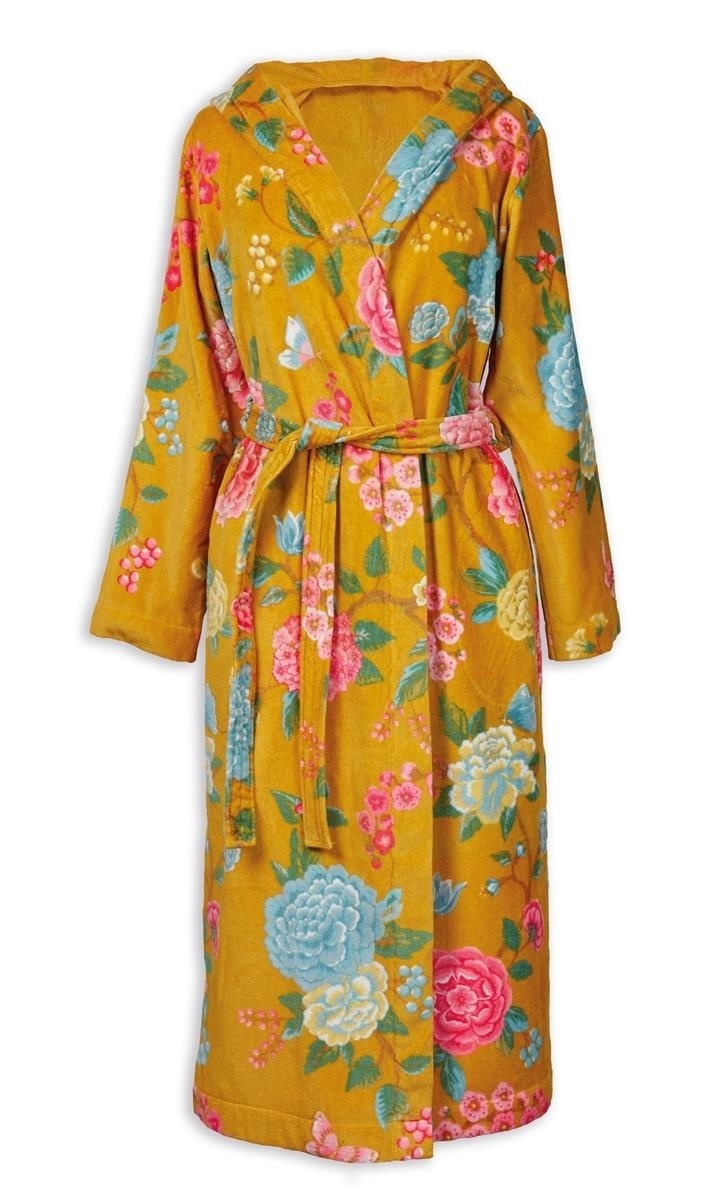 Pip Studio Pip Studio Good Evening Bathrobe Yellow XXL