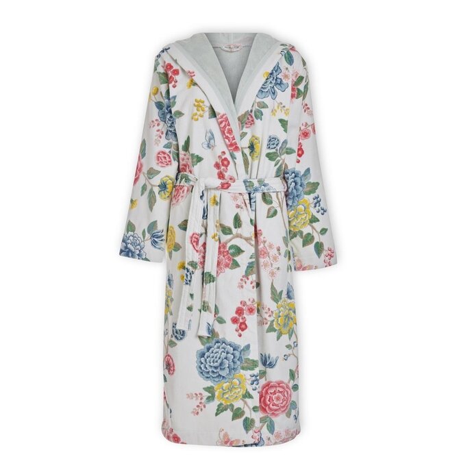 Pip Studio Good Evening Bathrobe White XXL