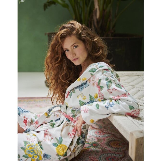 Pip Studio Good Evening Bathrobe White M