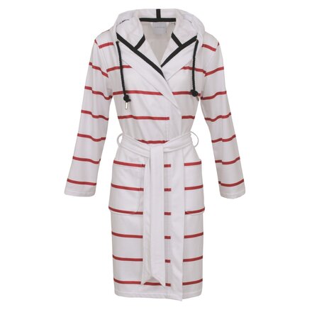 Carl Ross dames badjas 561310 white/night blue 36/38