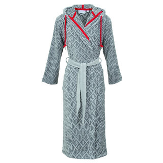 Carl Ross dames badjas 601300 silver/basalt 36/38