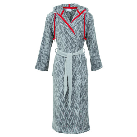 Carl Ross dames badjas 601300 silver/basalt 36/38