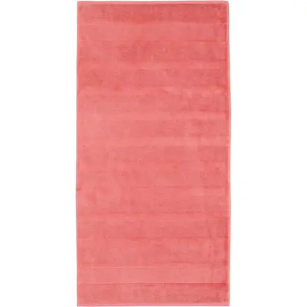 Cawo Noblesse2 Uni Handdoek 50x100 koralle