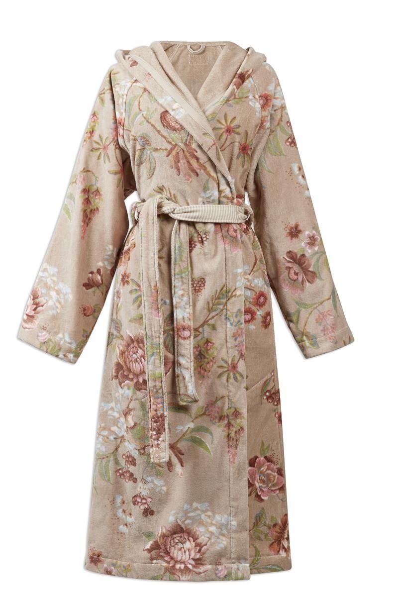 Pip Studio Pip Studio Secret Garden Bathrobe badjas Khaki XL