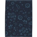 Pip Studio Pip Studio Jasmin Jacquard handdoek Donkerblauw 55x100 cm