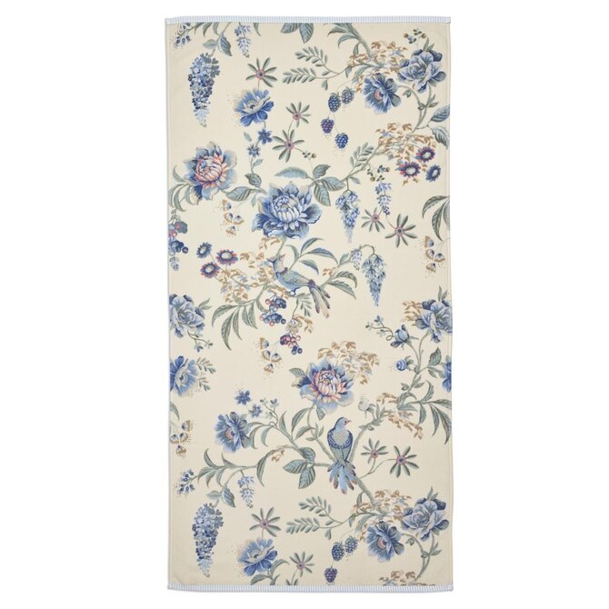 Pip Studio Secret Garden douchelaken Witblauw 70x140 cm Pip Studio Secret Garden douchelaken Witblauw 70x140 cm
