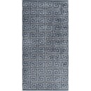 Cawö Cawo Noblesse Elegance Allover print Gezichtsdoekje 30/30 nachtblauw