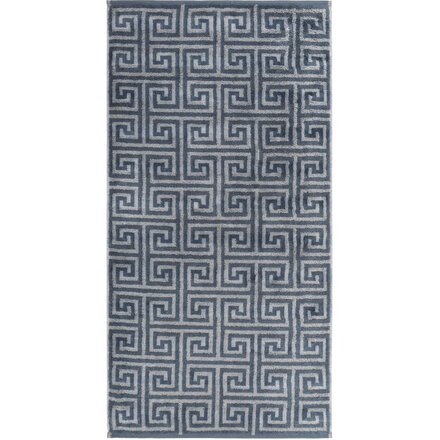 Cawo Noblesse Elegance Allover print Gezichtsdoekje 30/30 nachtblauw