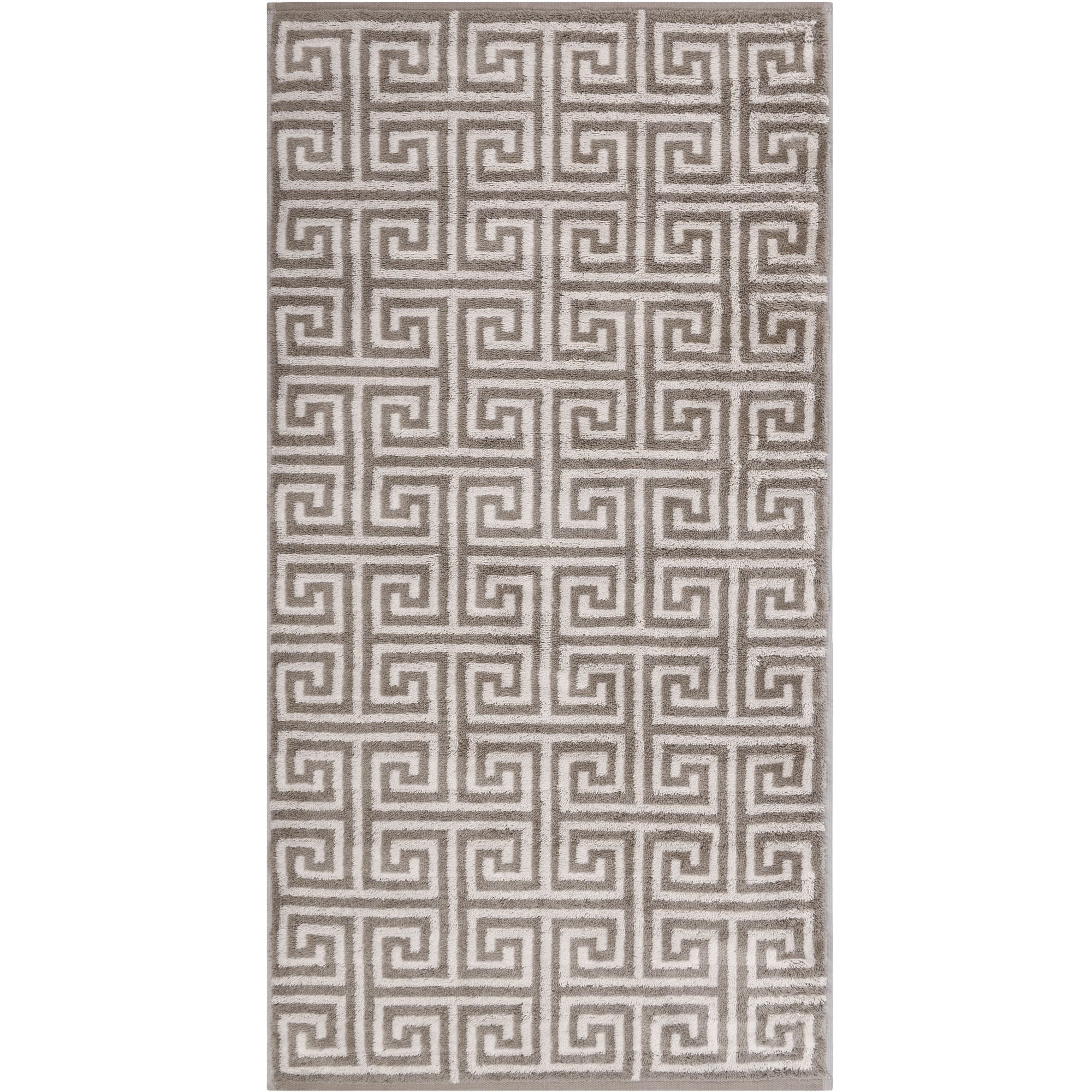 Cawö Cawo Noblesse Elegance Allover print Handdoek 50/100 graphit